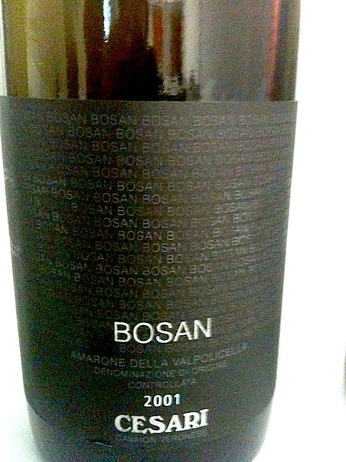 Cesari Amarone della Valpolicella Bosan 2001